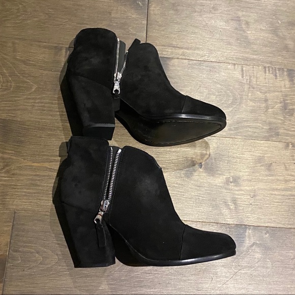 New Rag & Bone Suede Margot Ankle Boots, Size 37.5 - Picture 2 of 8